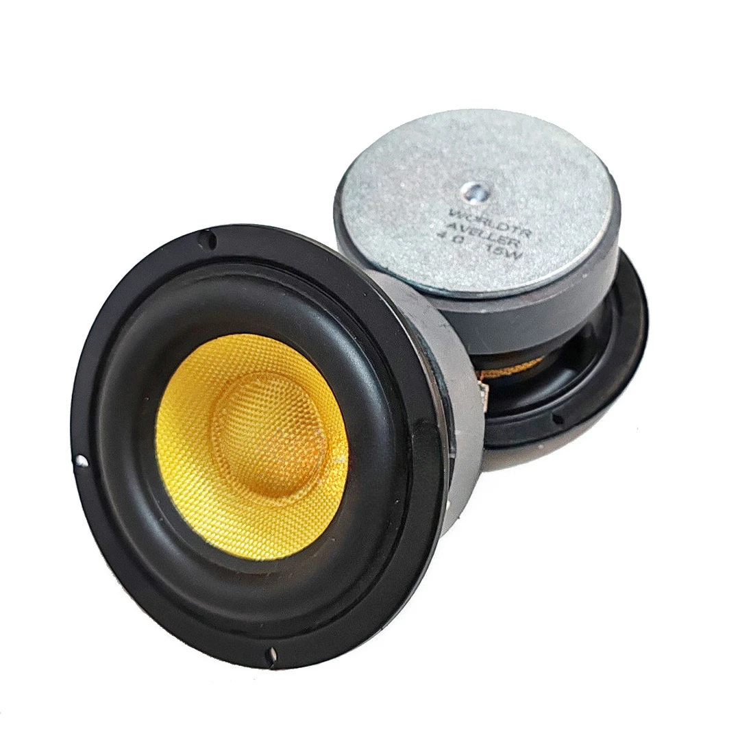 

SOTAMIA 2pcs 3 Inch Mid Bass Speaker 4 Ohm 15W Power Loudspeaker Glass Fiber Hifi Music Home Audio Update Accessories