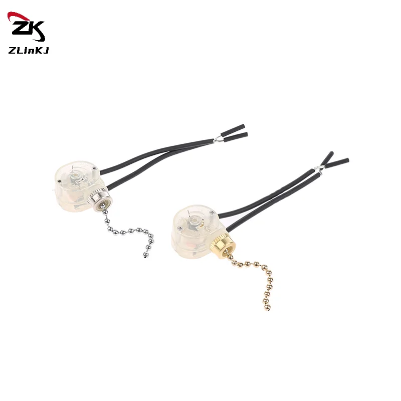 (ZYDD01) 1PC Wall Light pull Rope Switch Universal Chain Ceiling Fan Lamp Replacement Parts 3A