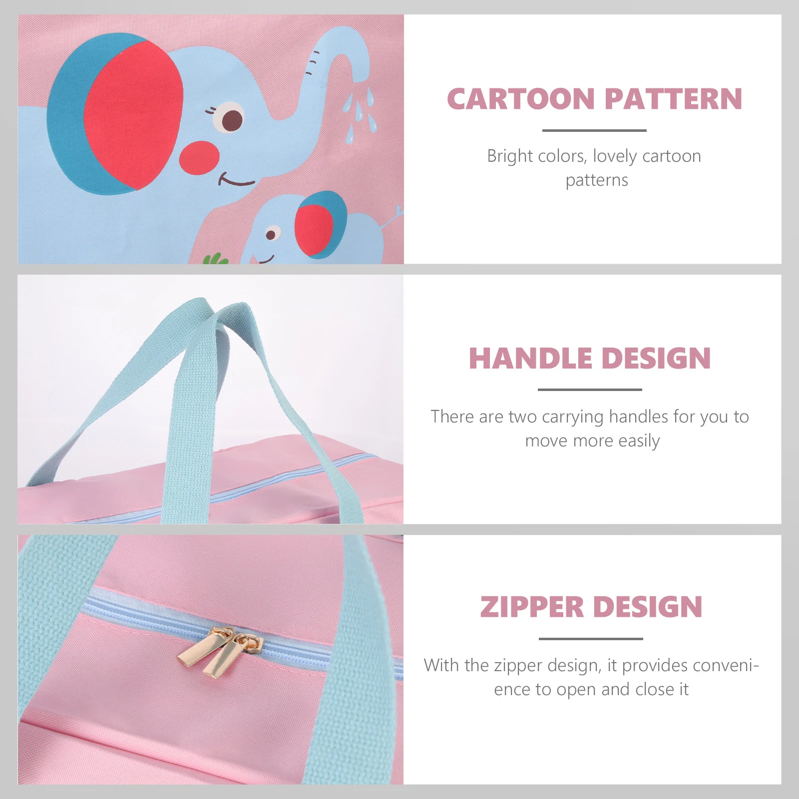 

Kindergarten Quilt Storage Bag Foldable Anti-Dust Clothes Storage Pouch Lightweight Portable Home Blanket Organizer Space Saver