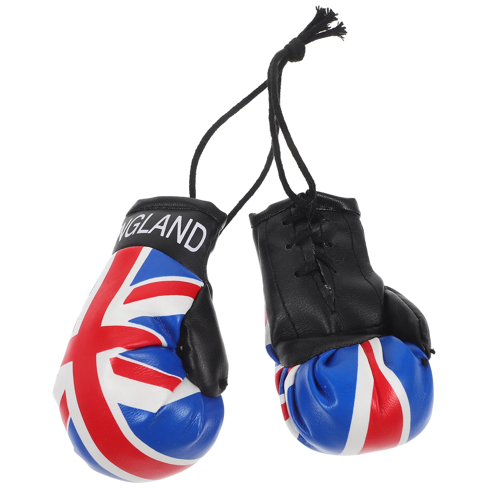 

Clothing Flag Pendant Sports Boxing Gloves Key Decor inside Pvc Miniature Decorations Man Punching-bag