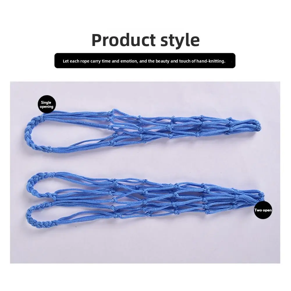 Hand Woven Water Cup Mesh Bag Weave Nylon Material Water Bottle Cover Mesh Design Can Be Suspended Mesh Bag