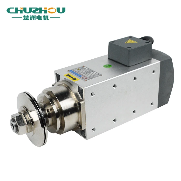 China Manufacturer 7.1625N/m 100HZ 6000rpm/min Cnc Machine Tool Spindle Air Cooled Grinding Blade   Motor