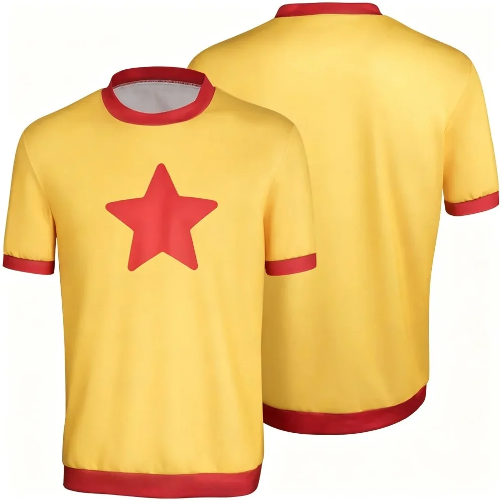 Summer Men's Women's Scott Pilgrim Cosplay Short Sleeve T-shirt Costume Printed Shirt Fashion Casual Halloween T-shirt