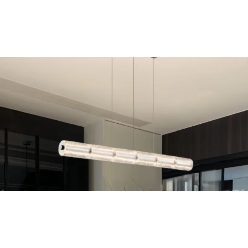 

Modern Dimmable Pendant Lighting For Kitchen Island Bar LED Hanging Lamp For Dining Room Long Hanging Light Fixtures