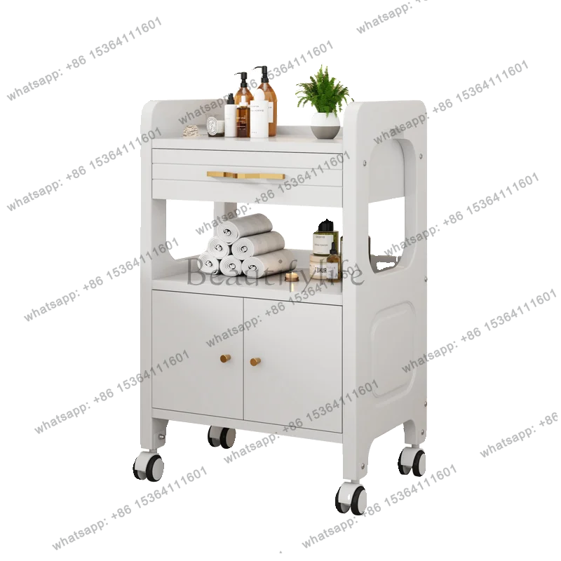 Modern Storage Trolley Cart Tool Organizer Aesthetic Moving Salon Trolley Delicacy Quality Carritos Organizadore Salon Furniture