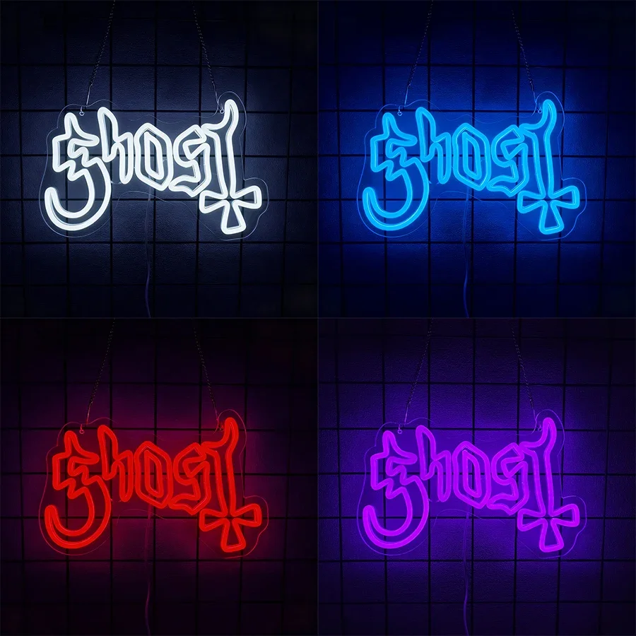 Neon Sign for Home Decor for Room USB LED Bedroom Hanging Good Party Vibes Lover Light Accessories Up Studio Bar Aesthetic Wall