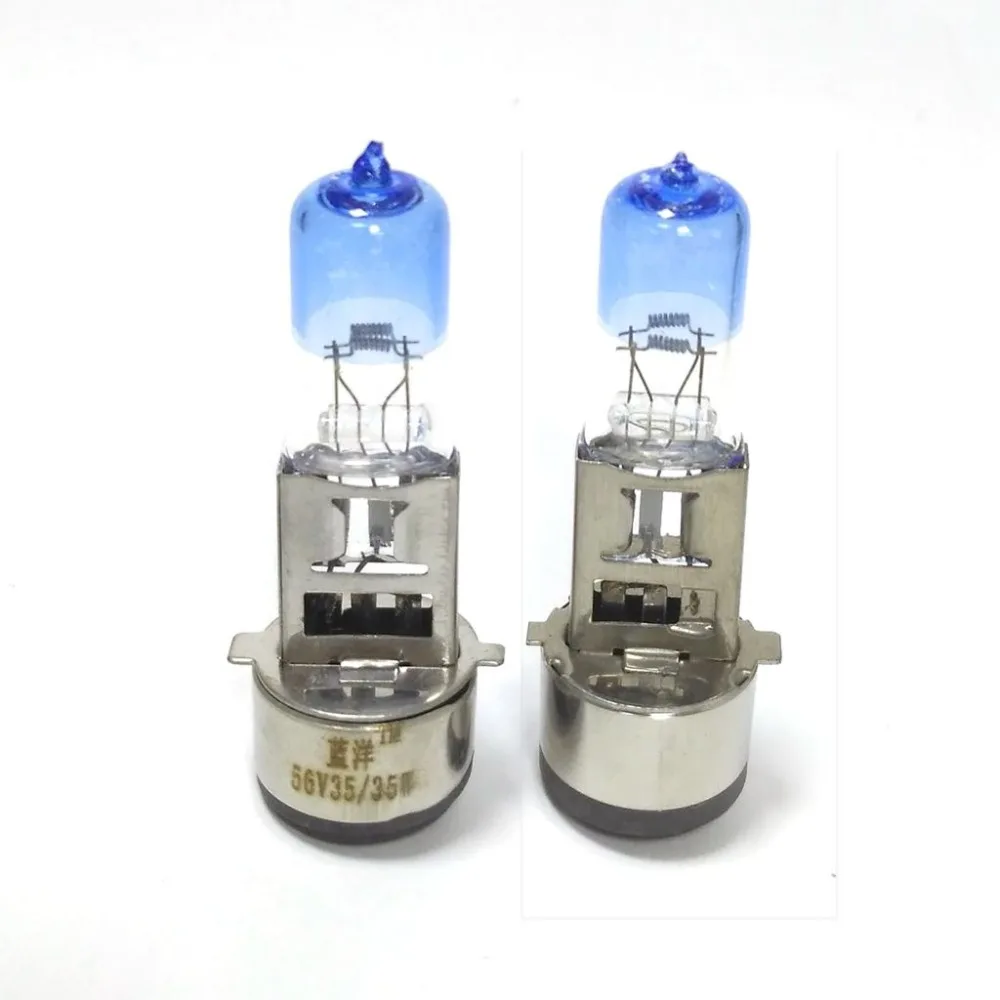 2 Pcs Scooter headlight 56v 35w Xenon light halogen lamp bulbs For Electric E-Bike E-Scooter Moped