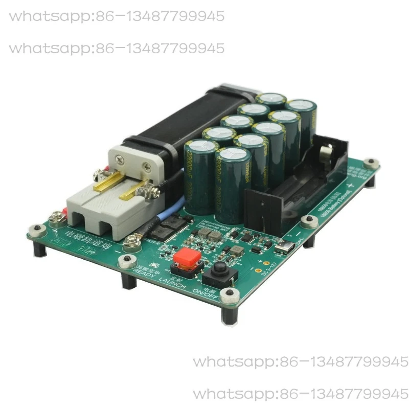 Permanent Magnet Enhanced Railgun KC5080.02 Electromagnetic Gun Finished Teaching Kit RailGUN