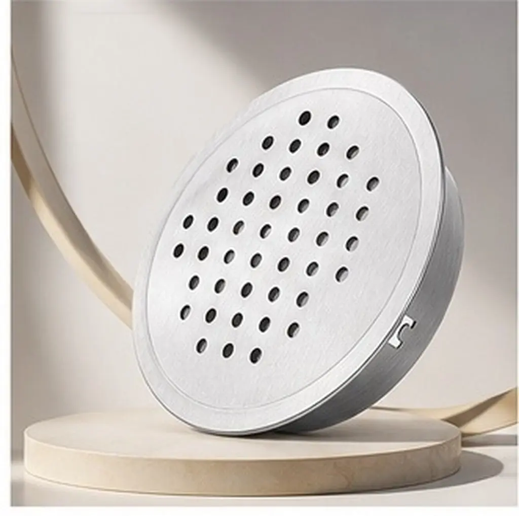 2Pcs Round Vent Cover Metal Air Vent Hole for Kitchen Cabinet Wardrobe Decorative Cabinet Meeting Room Music Hall Circular Mesh