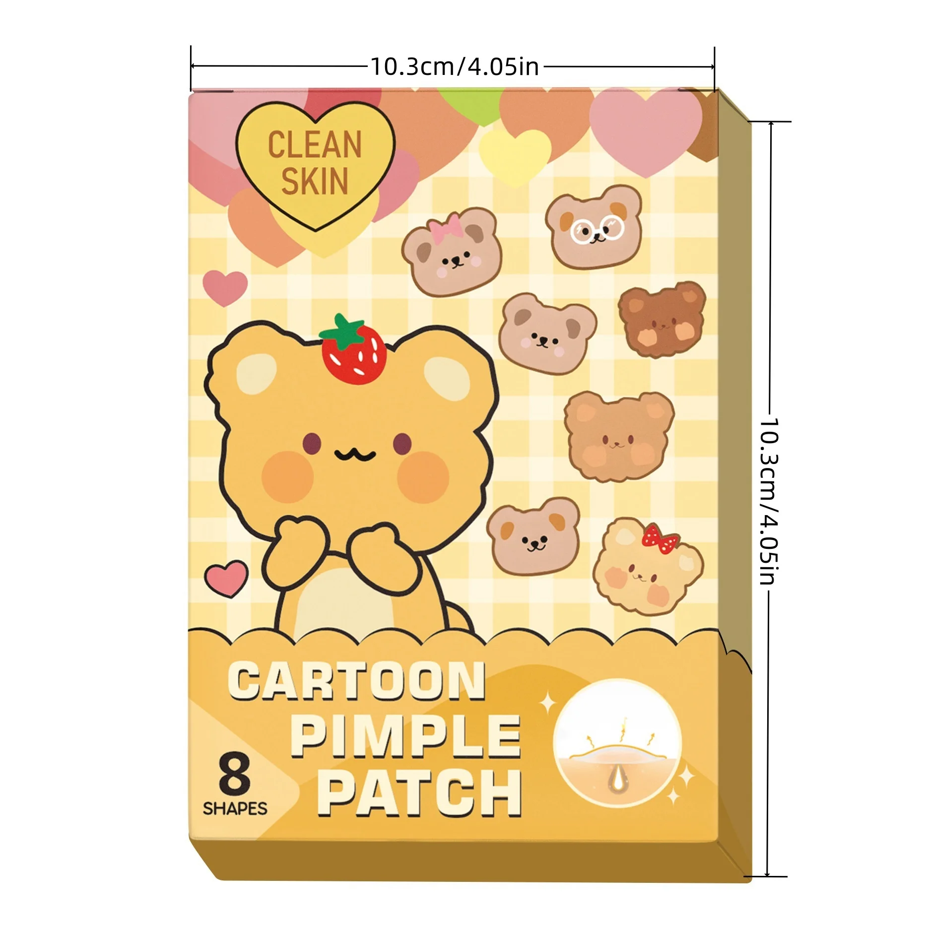 رقع حب الشباب الغروانية المائية غير المرئية - ملصقات العيب والبثور، تثبيت سريع للدراسات، بشرة مهدئة ومهدئة، لطيفة وسهلة #4