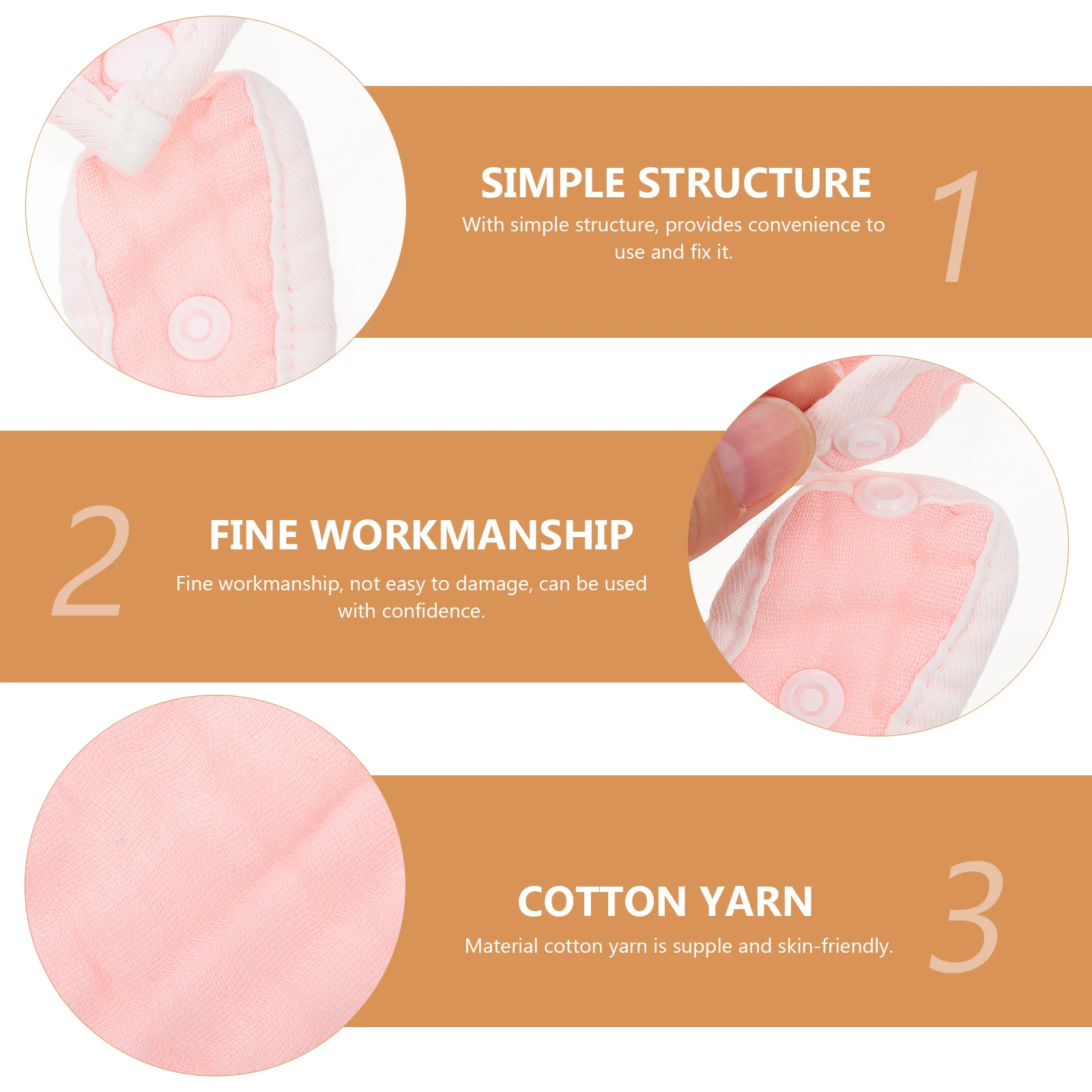 

2Pcs Baby Bibs Cotton Gauze Absorbent Infant Bibs Toddler U-Shaped Waterproof Drooling Towels Unisex Baby Drooling Towels