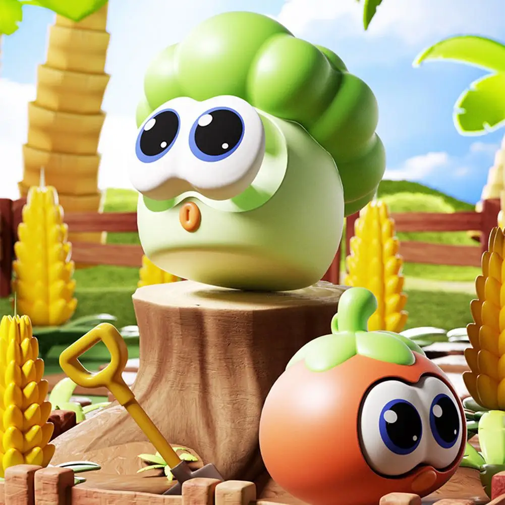 Pop Eye Squeeze Cartoon Groente Zintuiglijke Speelgoed Leuke Novetly Fidget Stress Angst Oogbol Stuiterend Speelgoed Voor Volwassenen