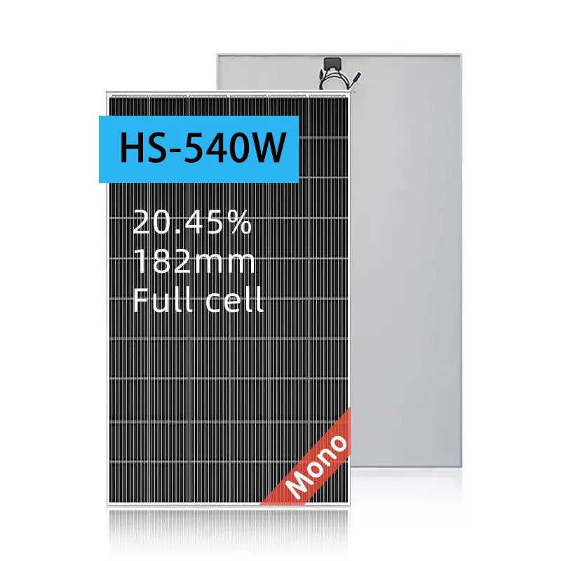 Homesun Solar Panels 540w Tier1 535w 545w 550w Monocrystalline Double Glass Panel 