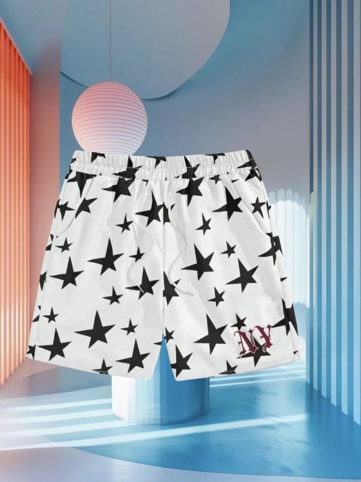 

Летние популярные шорты с 3D принтом, быстросохнущие, впитывающие пот, спортивные шорты для пляжного отдыха, новинка 2025 года, модные уличные мото