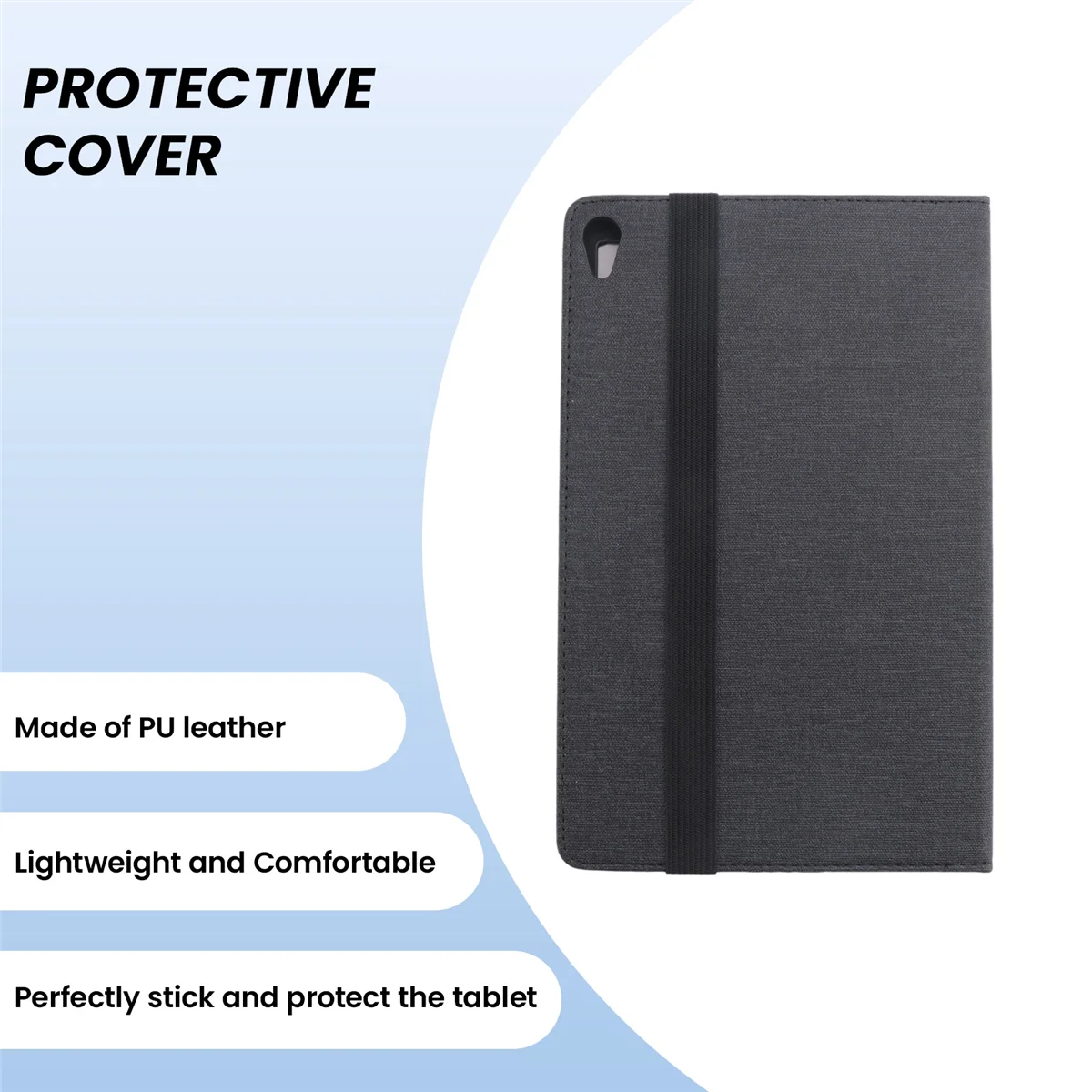 Capa para tablet B17B para ALLDOCUBE IPlay40 Tablet 10,4 polegadas Capa de couro PU Capa flip para CUBE IPlay 40 (preto)