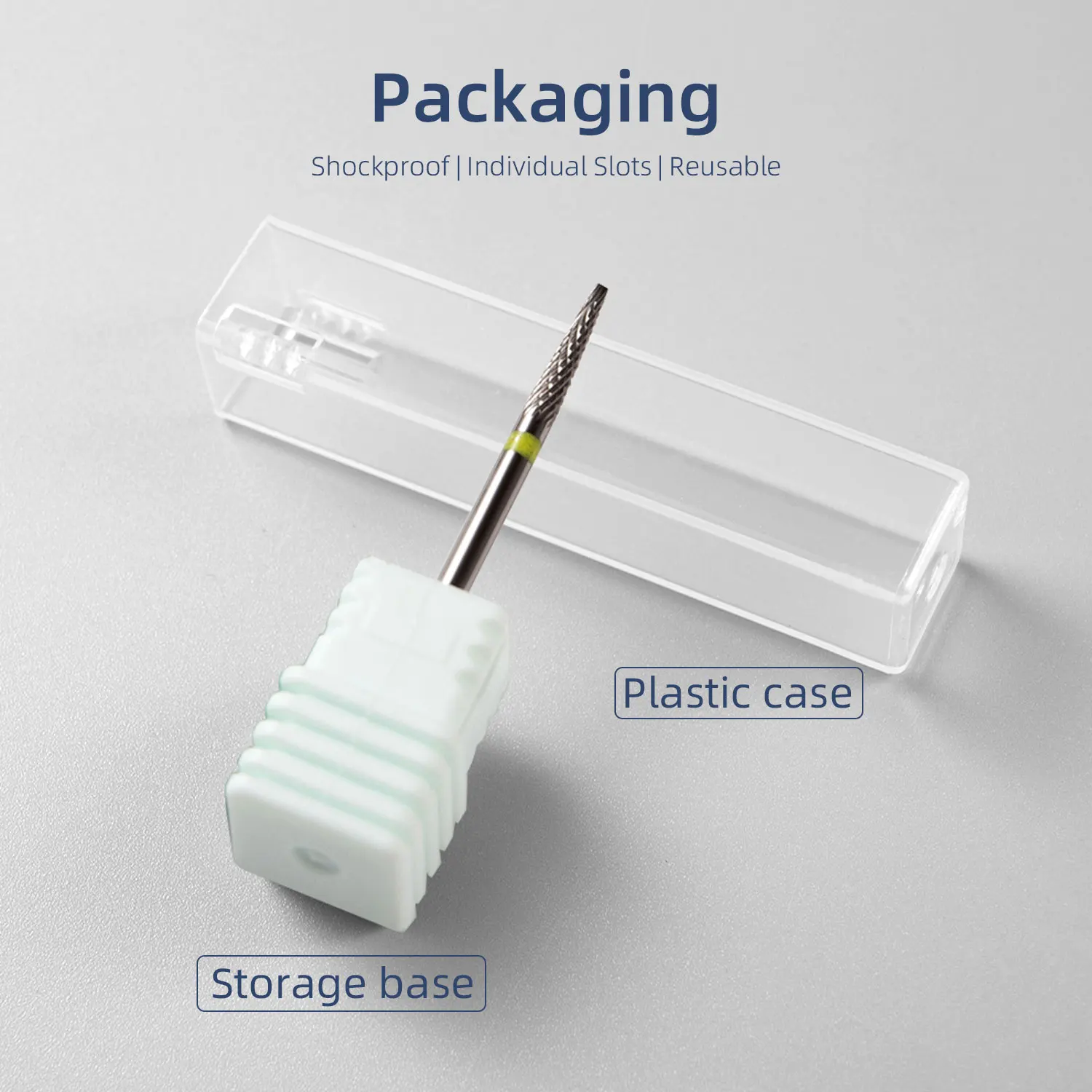 5 قطعة كربيد التنغستن مسمار لقمة ثقب 3/32 "لجل إزالة طلاء الأظافر الكالس مزيل الجلد الصلب آمنة تلميع رئيس صالون الاستخدام المنزلي #6