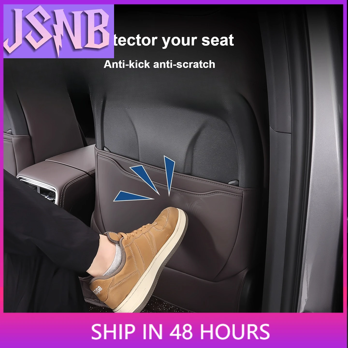 New For Geely Monjaro Xingyue L 2026 Front Seat Back Anti Kick Pad Leather Dustproff Seat Back Protector Interior Trim Accessori