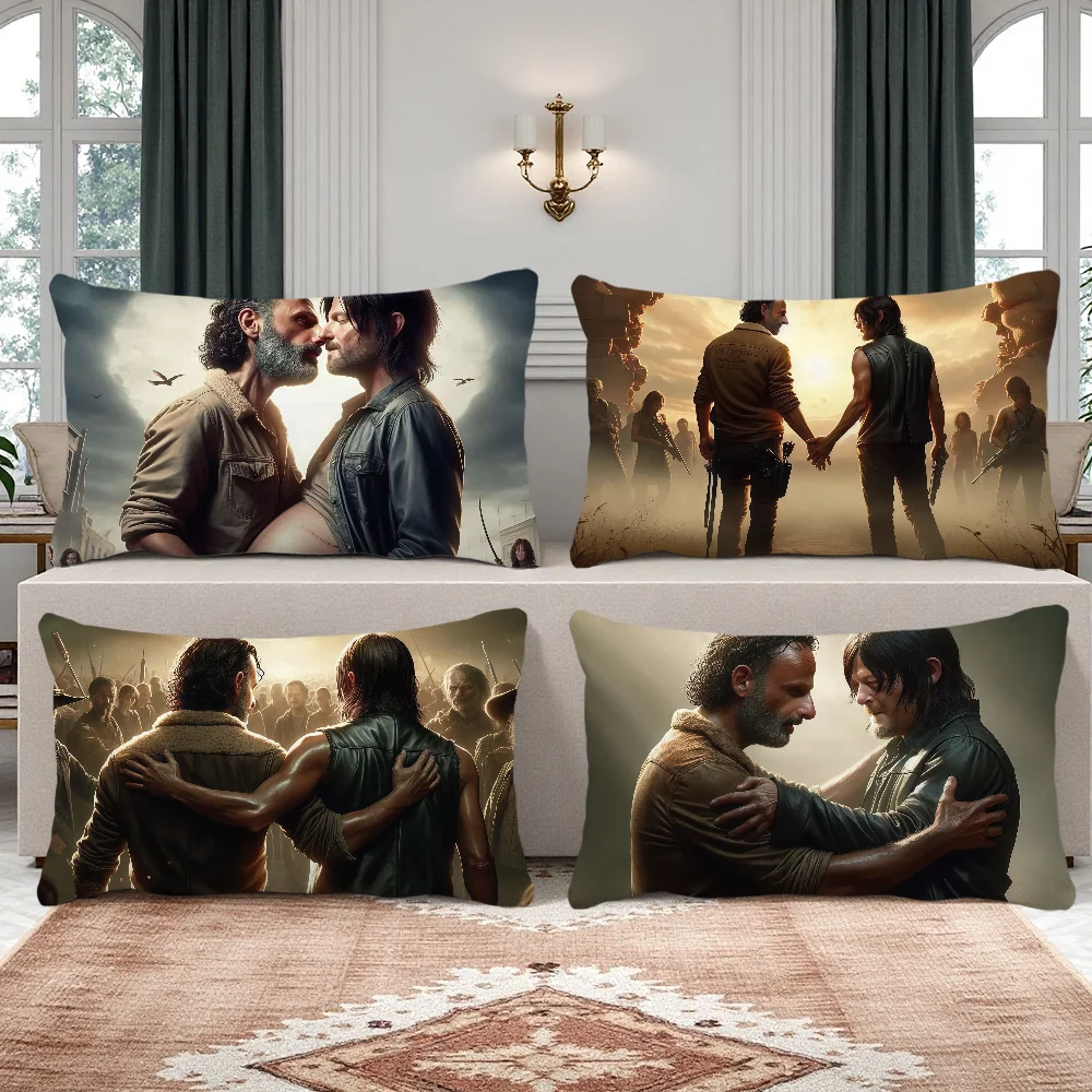 The Walking Dead Pregnant Characters cushion cover Rectangle Pillow Case Printing Bedside Sofa Room Home Decoration Pillowcase