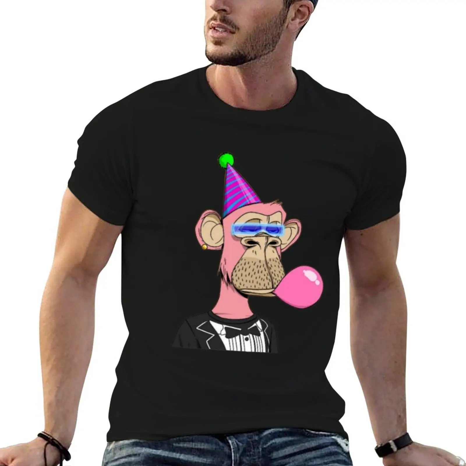 T-shirt Nft Monkey, T-shirt de travail durable