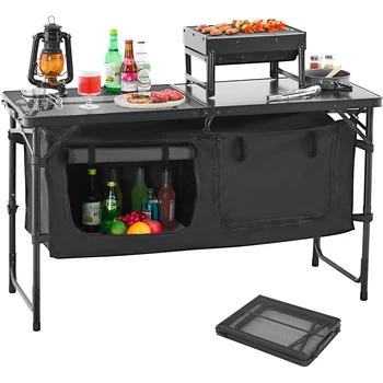 Portable Aluminum Camping Kitchen Table 1