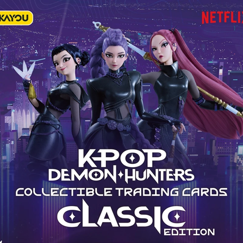 Genuine KAYOU KPop Demon Hunters Collectible Trading Cards Classic Edition Booster Pack Blind Box Energy Edition Booster Pack - view 5