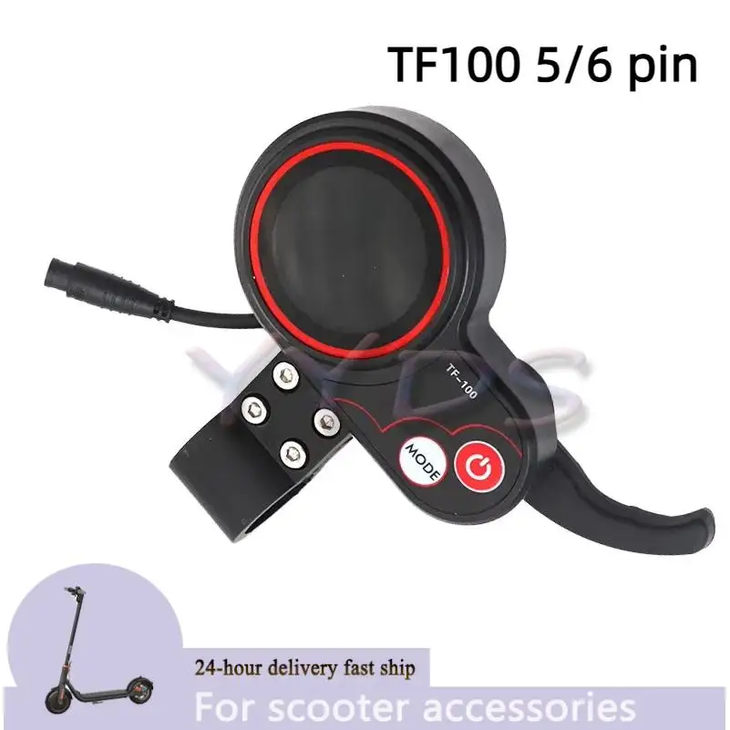Hot New TF100 5/6 Pin Dashboard for KUGOO M4 Electric Scooter Panel Communication Instrument Display Parts