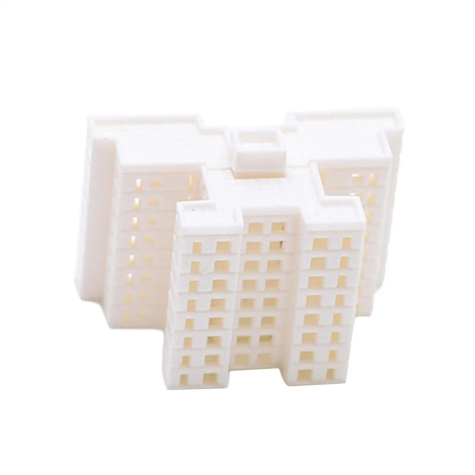 4xミニチュアアパートビル住宅ビルモデルDIY鉄道建築レイアウトアパート風景素材