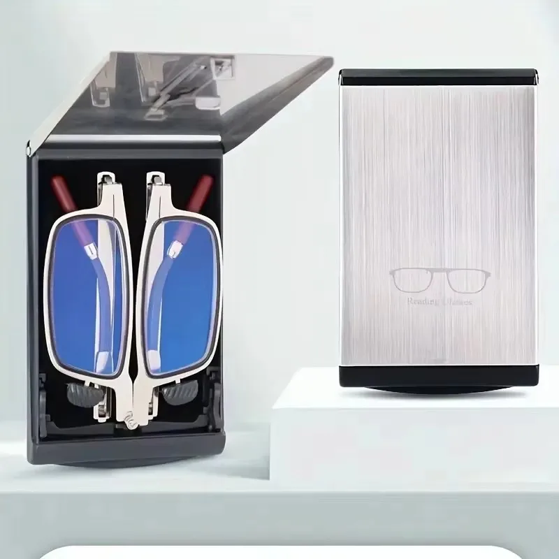 Anti-Blue Anti-Blue Light Folding Reading Glasses Men Eye Protection Mobile Phone Holder Optical Spectacle Eyeglass Metal Ultralight - Aliexpress Deal
