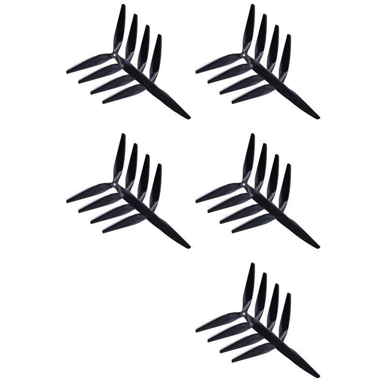 ABKI-20PCS Prop 10X5X3 10Inch 3 Blade Black Carbon Reinforced Nylon Propeller For RC FPV Drone Accessories