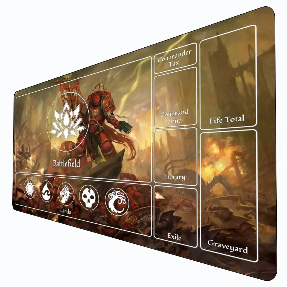 

Art of Warhammer Mouse Pad Card Game Mat Large Computer Office Mousepad XXL Non-slip for MTG DTCG CCG RPG Trading Card Desk Mats