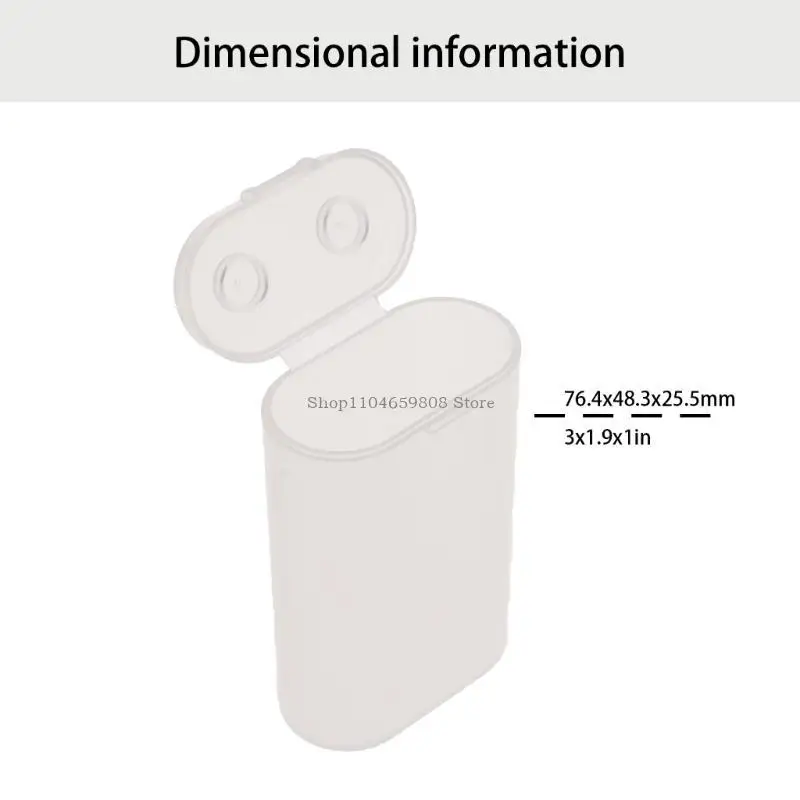 Practical Battery Holder for 2x21700 Battery Plastic Storage Case Easy to Carry