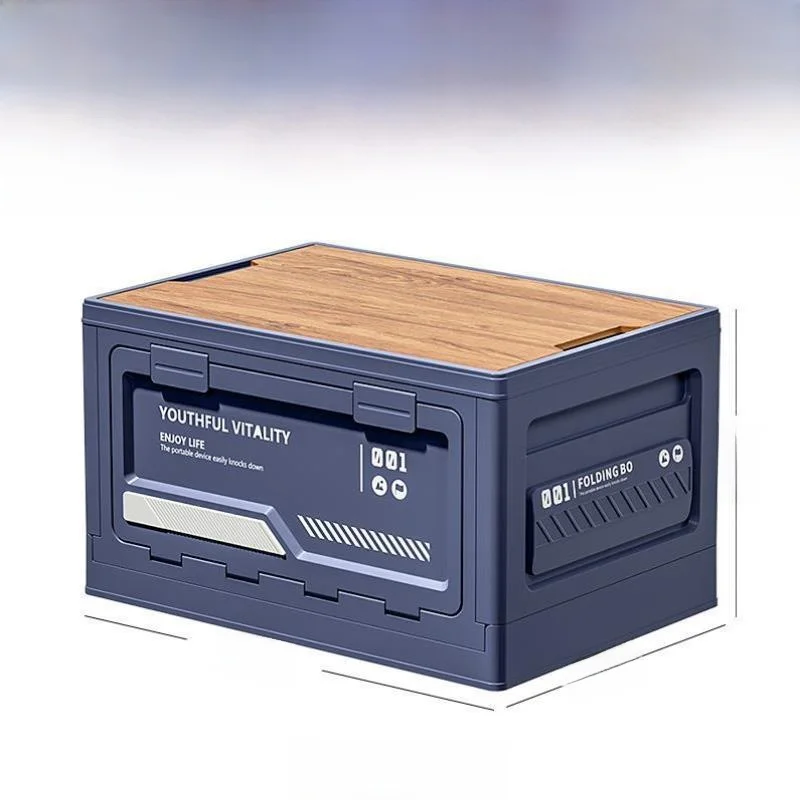 

Large Capaci Storage Box for Car Trunk Cam Gear Organizer Household Miscellaneous Items Storage Plastic Double Door Ope...