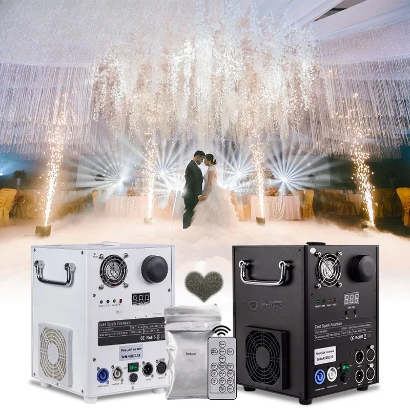 Factory Price Cold Sparkler Machine Wireless DJ DMX512 Remote Control Mini Wedding Party Cold Spark Machine