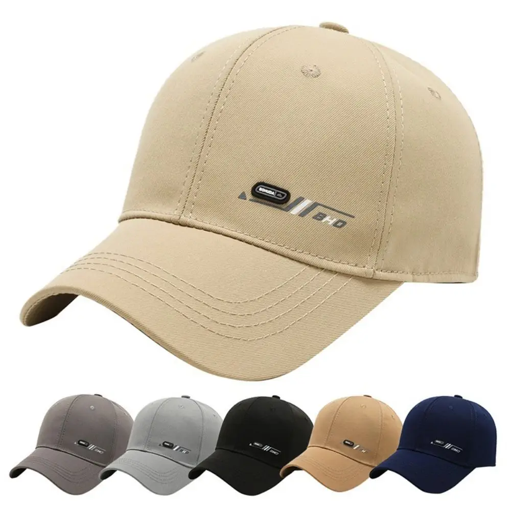 

Polyester Sports Baseball Cap Adjustable Letters Vintage Duck Tongue Cap Sun Protection Anti-UV Breathable Golf Caps Unisex