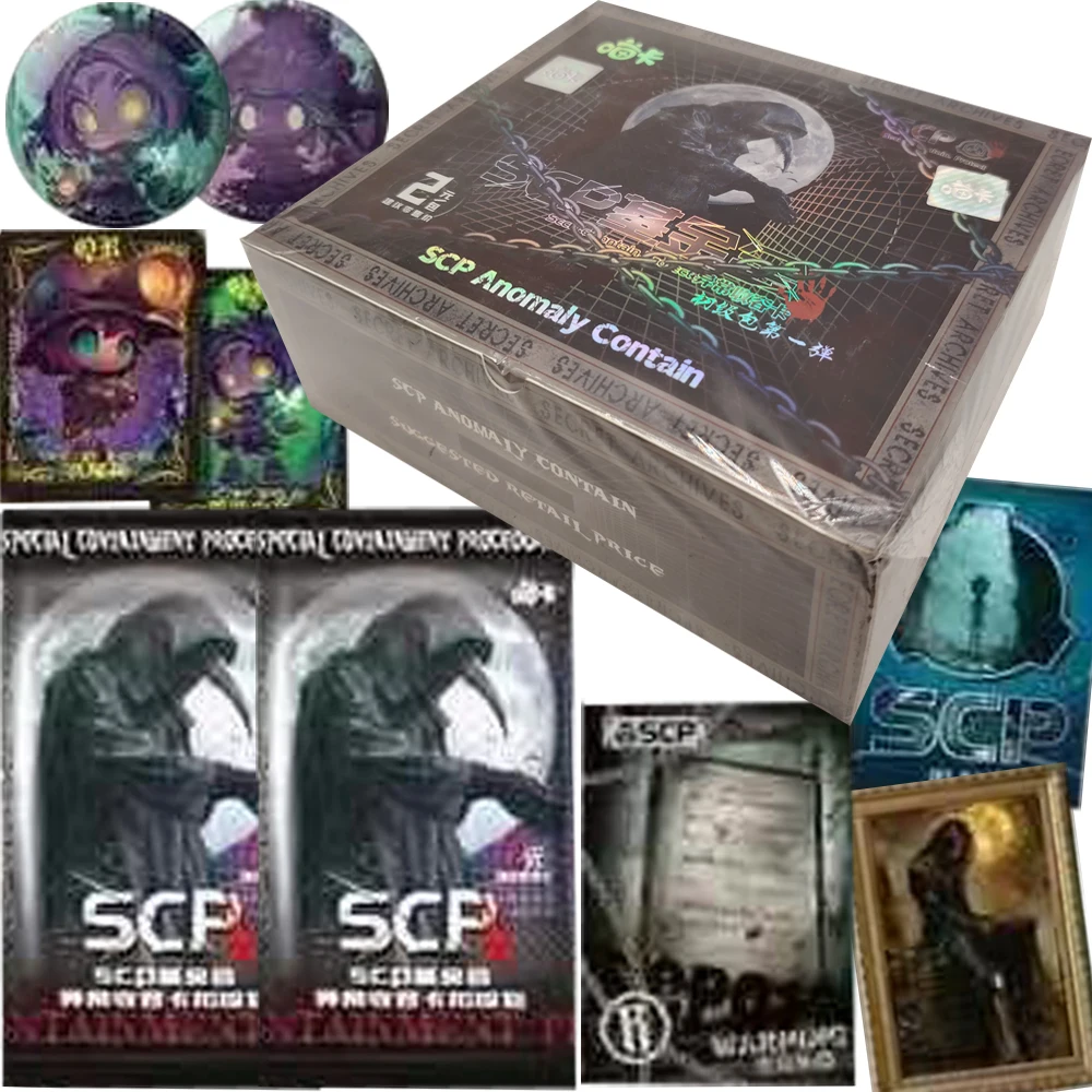 

SCP Foundation Collection Cards Fun and Creative Fantasy Horror Series Special Figures Mysterious Oil Painting Cards Table Toys