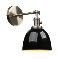 Phansthy 6.3-Inch Metal Dome Shade Industrial Wall Sconce Lighting Fixture bedchamber Living room corridor kitchen