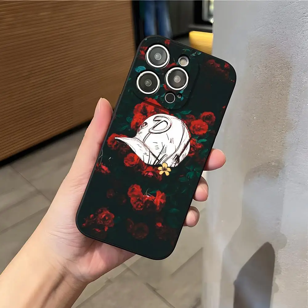 حافظة لهاتف آيفون 17 Air 16 E Pro Max 15 14 13 Mini 12 Pro 11 XS Max 7 8 Plus غلاف ناعم أسود اللون من Game The Walking Dead #1