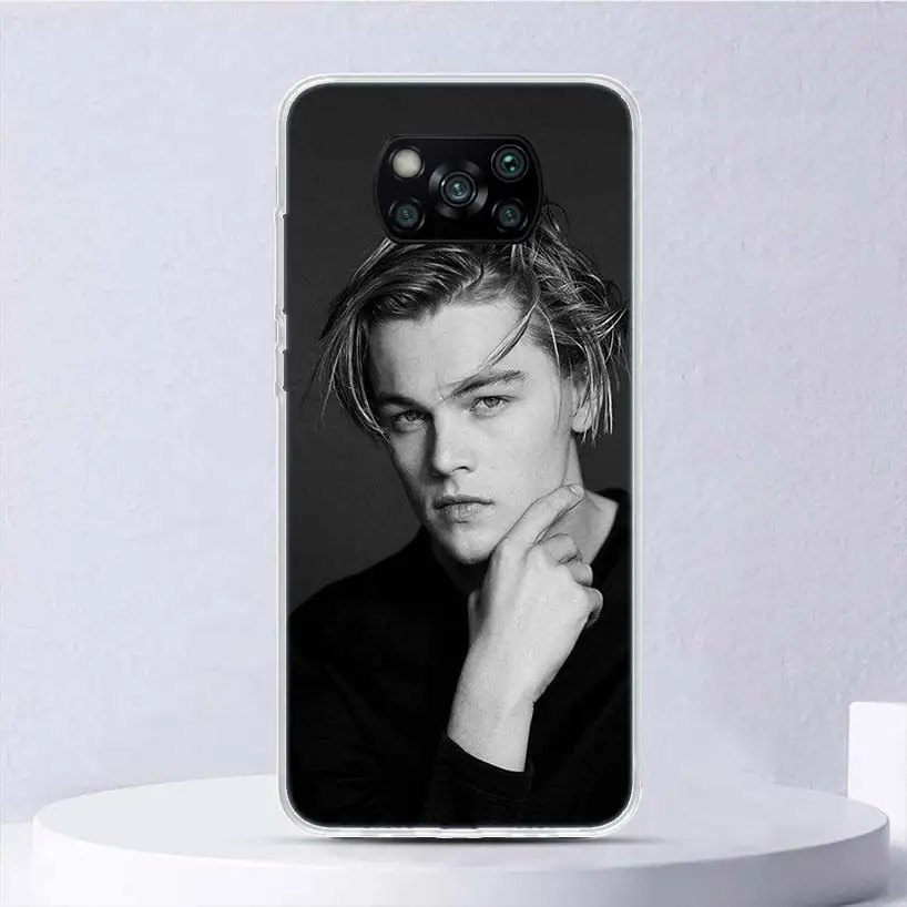 Leonardo Dicaprio Young Soft Case For Xiaomi Poco X6 X5 X4 X3 Nfc F6 F5 Pro Phone Cover F4 Gt F3 F2 F1 M5S M4 M3 M5 Funda Coque 