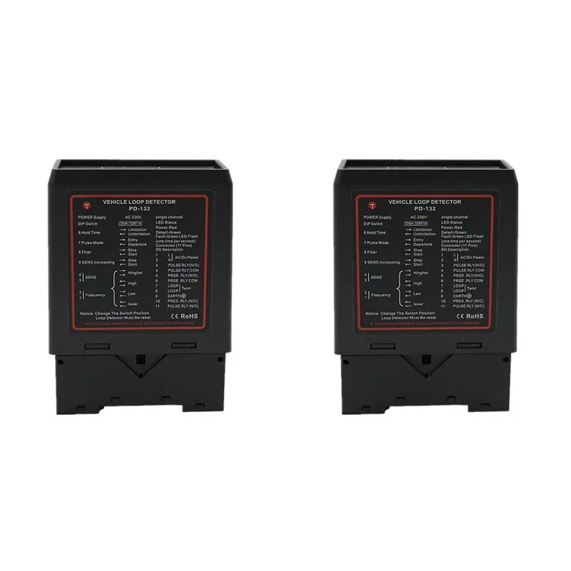 

Daily Sale 2X PD132 Single-Channel Inductive Barrier Gate Vehicle Detector Parking Lot Straight Barrier Gate Inductive 220V
