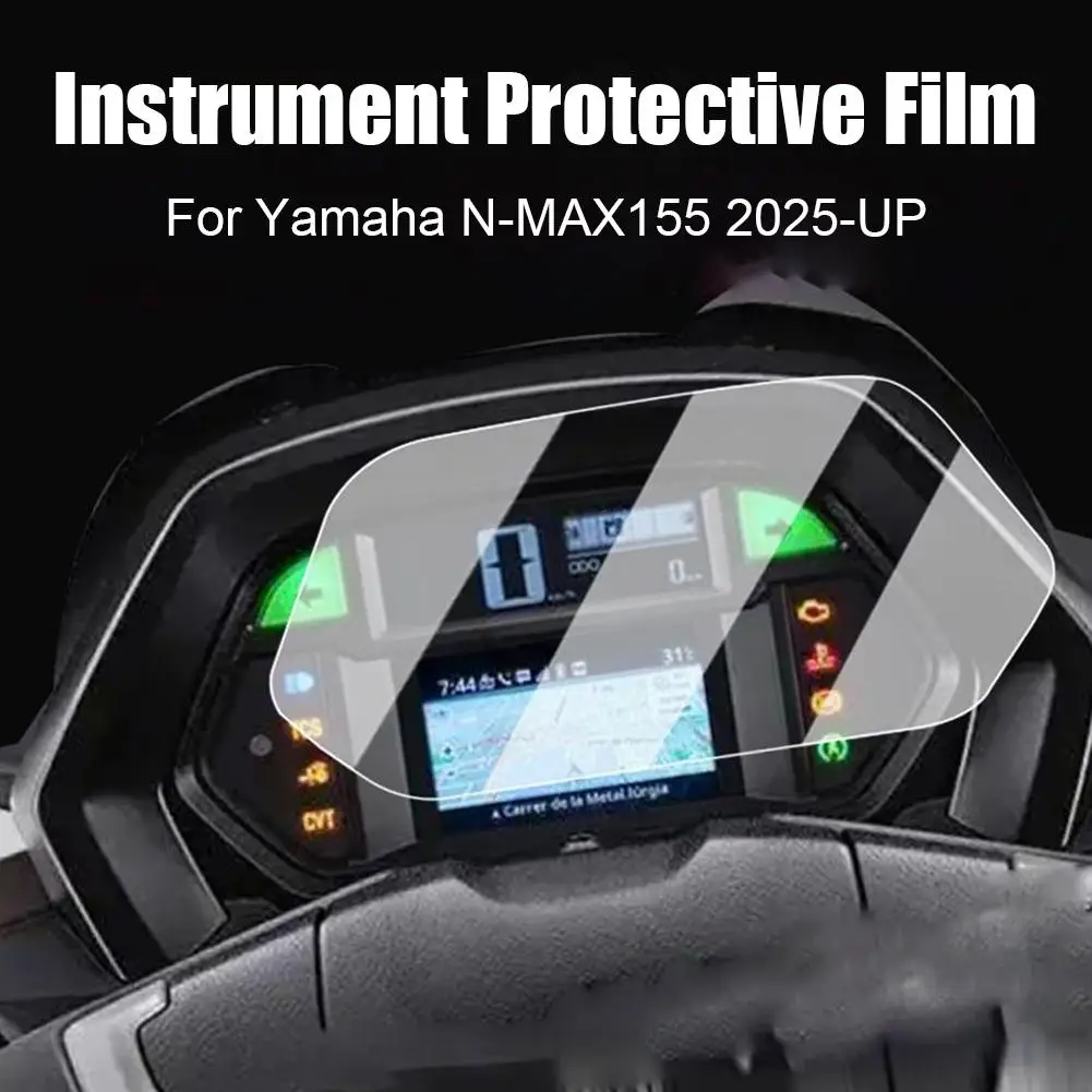 Dashboard Screen Protector For Yamaha NMAX 155 2025 Ultra Clear Anti Scratch Cluster Instrument Film NMAX155 Accessories