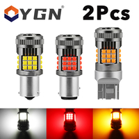 2Pcs 1156 BA15S BAU15S P21W T20 7440 7443 LED Bulb Canbus 36SMD 24W 12V 24V Auto Turn Signal Lamp Car Reverse Brake Light