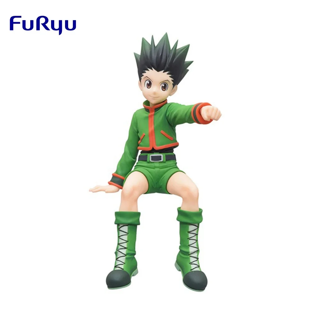 FURYU HUNTERxHUNTER Anime GON·FREECSS Noodle Stopper Action Figures Model Figurine Original Figuart HXH Birthday Decoration 13cm