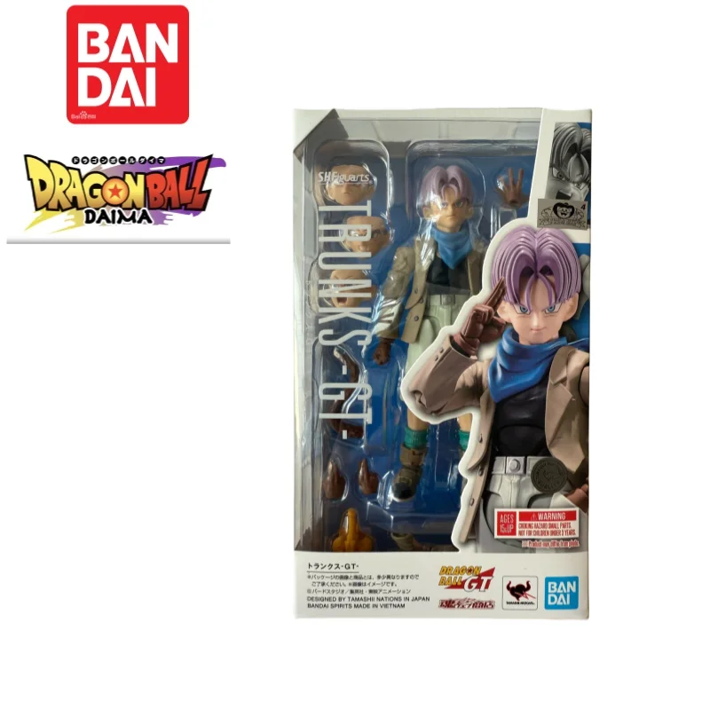 In Stock 100% Genuine Original Bandai Dragon Ball S.h.figuarts Trunks Figurine Model Anime Merchandise Action Figure Ornaments