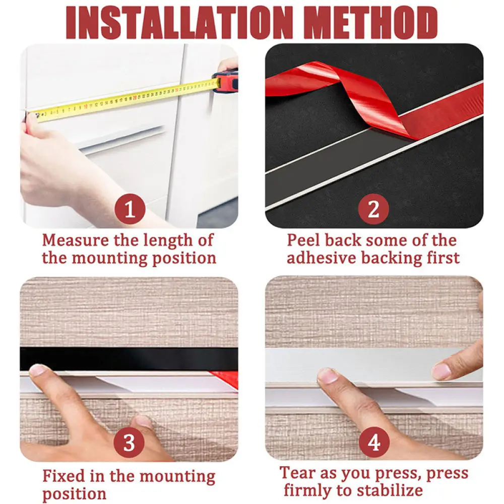Stainless Steel Wall Trim Metal Flat Strip Self Adhesive Decorative Molding For Living Room Background Ceiling Border