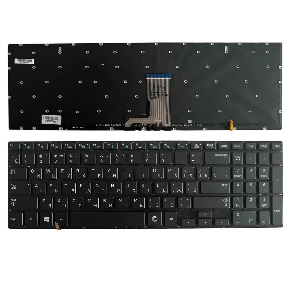 

New Backlit Russian Keyboard For Samsung 870Z5E 770Z5E NP770Z5E 780Z5E NP780Z5E NP880Z5E NP670Z5E 670Z5E RU Black