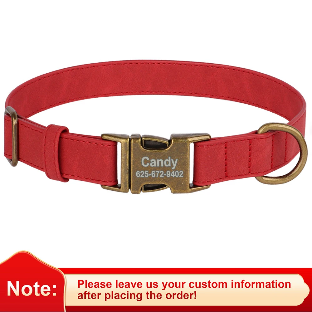 Personal isierte Hunde halsband Leine Set maßge schneiderte Hunde halsband Walking Blei Seil Leder Haustier Halsbänder für kleine mittelgroße Hunde Mops – Detail 18
