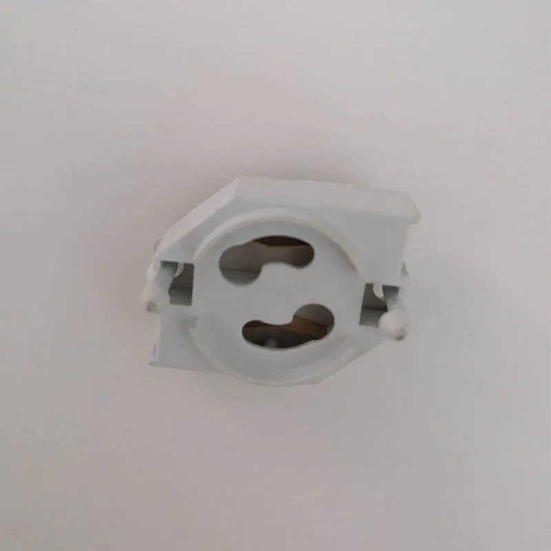 White Starter Lamp Holder Base for Inductive Fluorescent Lamp Tube Bracket Embedded Special Lamp Base Socket