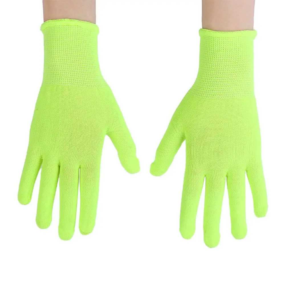 Glow in Blacklight UV Light Fluorescent Gloves Atmosphere Props Green Glow In UV Neon Glove Luminous Magic Glove