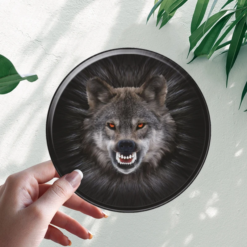 Firece Wolf Car Stickers Motorcycle Vinyl Decal Waterproof Windshield Auto Accessories #S90063