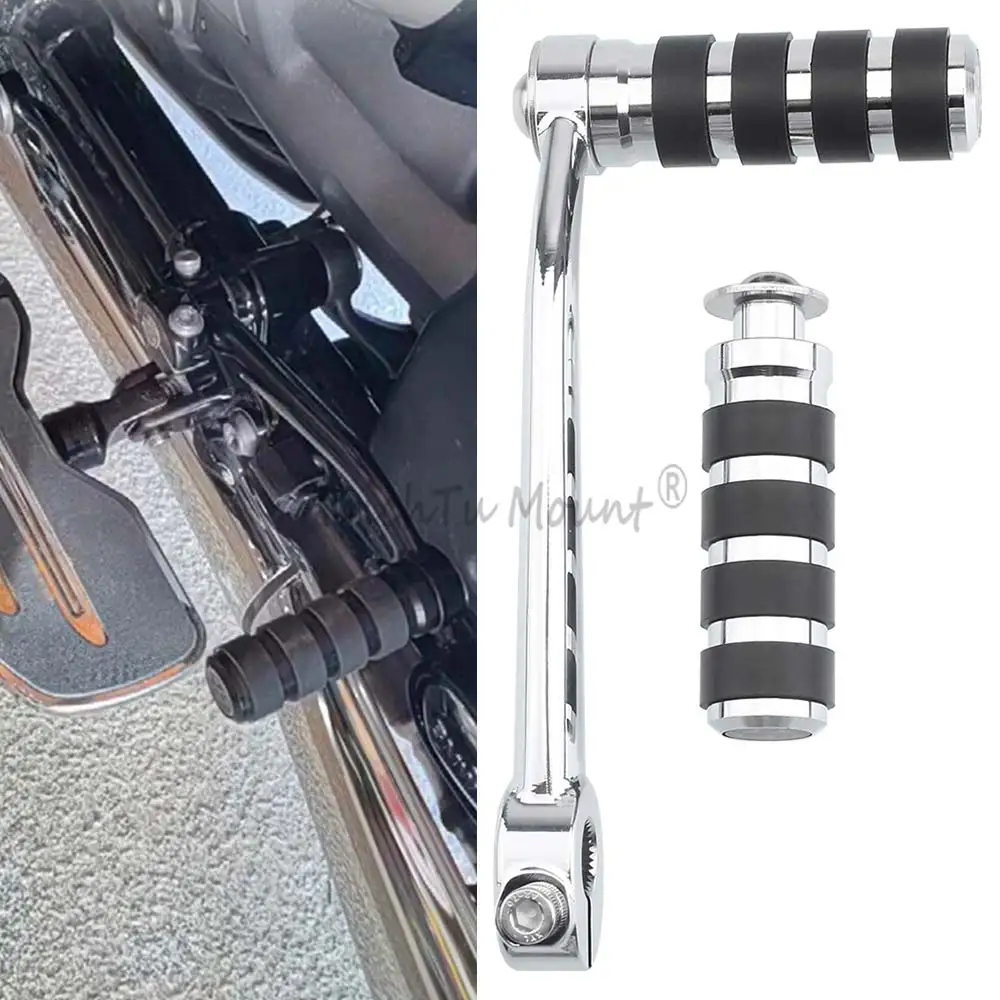 

Chrome Motorcycle Heel Toe Shift Lever Rear Lever With Shifter Pegs Accessories Kit For BMW R18 Classic R18 B Transcontinental